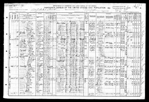  1910 US Census - Family #23 - Walerja Szymczak & family + Leon. Szynwalkski & family, & Jenny Vogt (whom I'm theorizing to be the daughter of Leon.'s older sister)