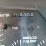 A quarter million miles!
